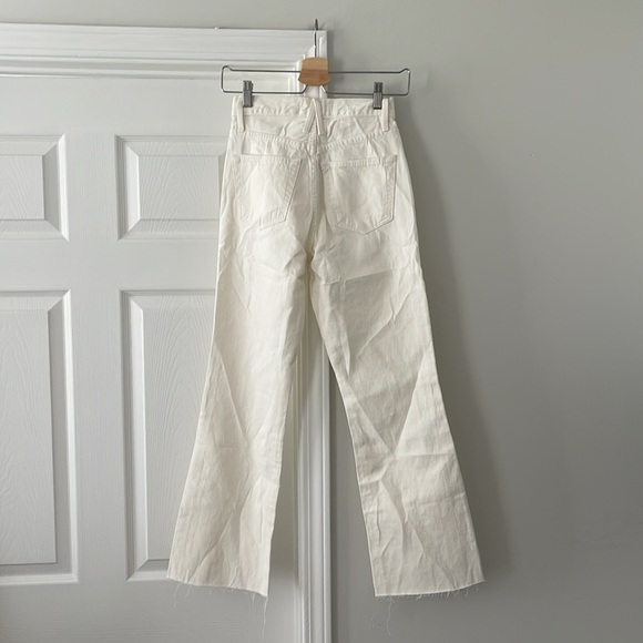 SLVRLAKE Cropped Flare Wide Leg Jeans Size 23 NEW - Picture 4 of 8